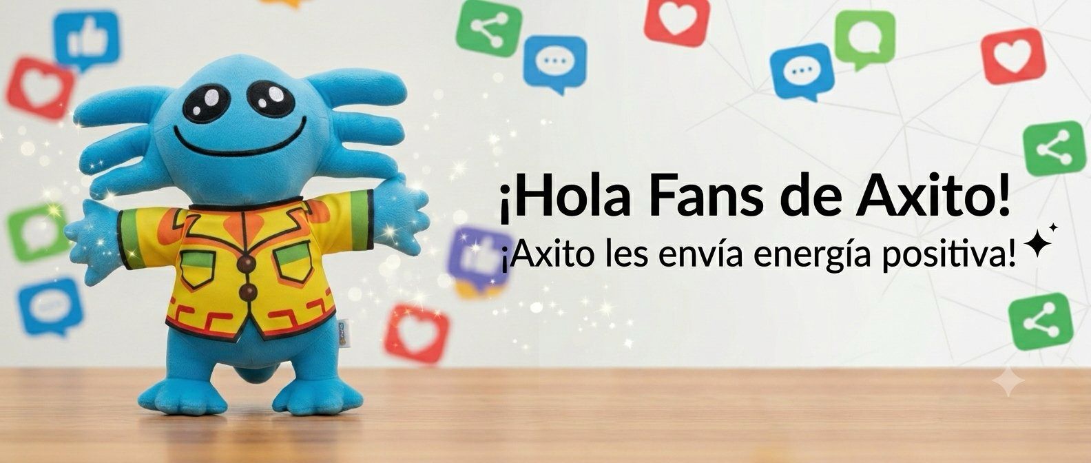 ¡Hola Fans de Axito! Axito les envía energía positiva